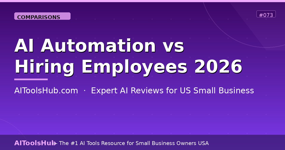 AI Automation vs Hiring Employees — Cost vs Value Analysis