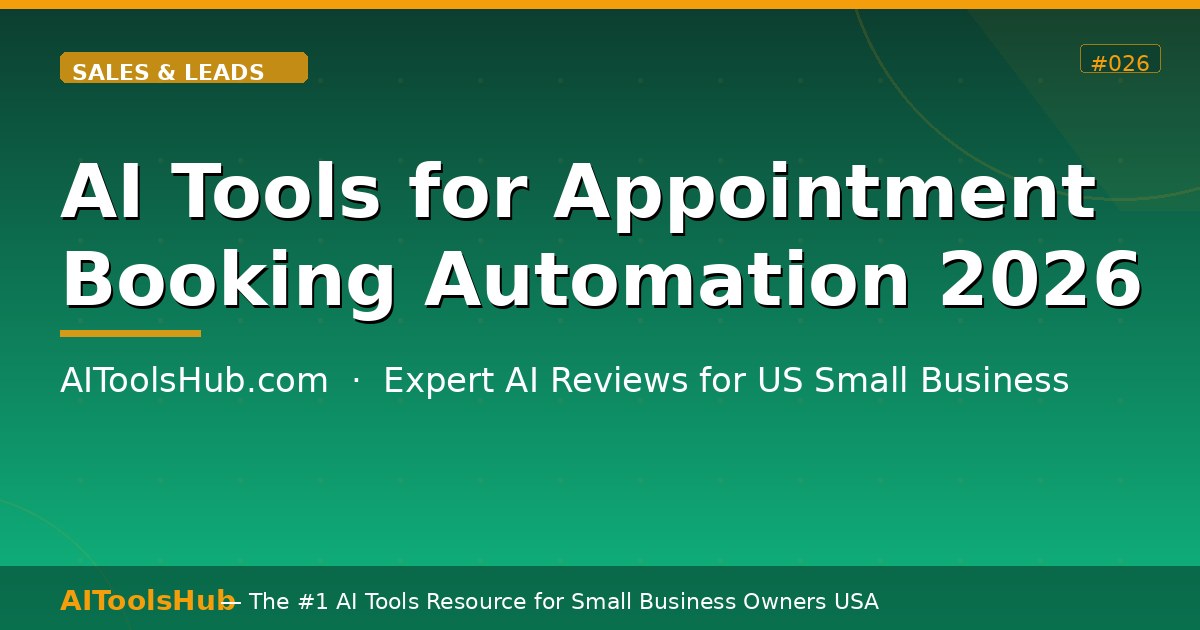 AI Tools for Appointment Booking Automation (2026 Guide)