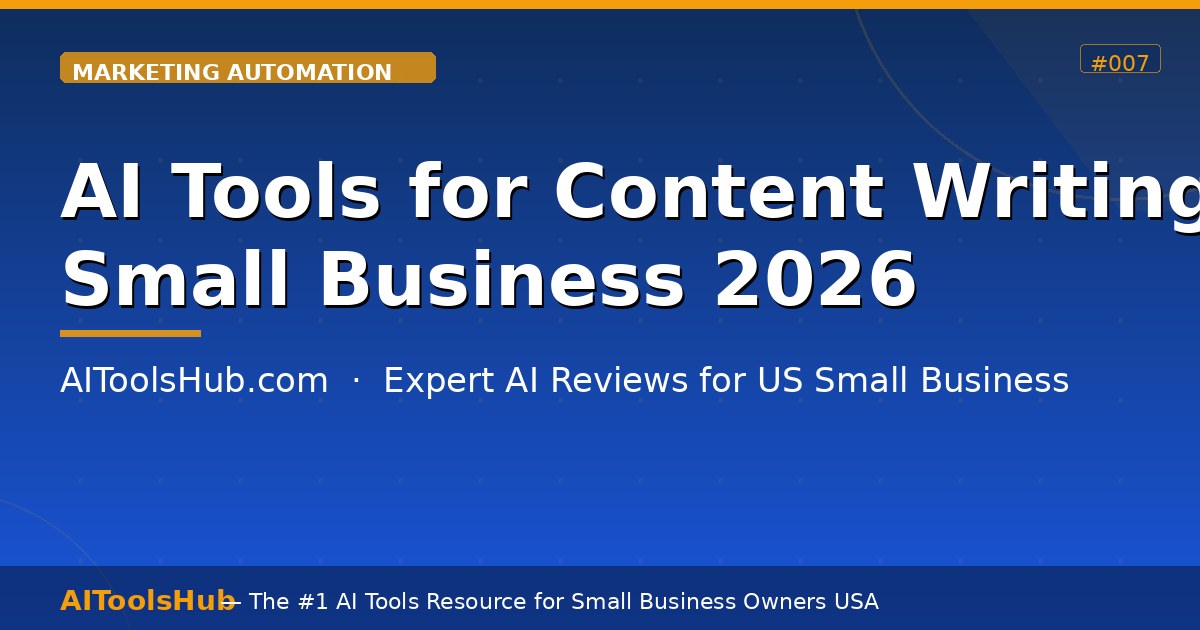 AI Tools for Content Writing for Small Business Owners (2026)