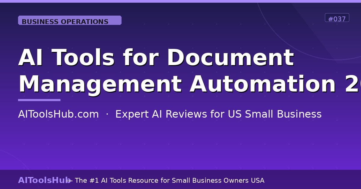 AI Tools for Document Management Automation — Go Paperless