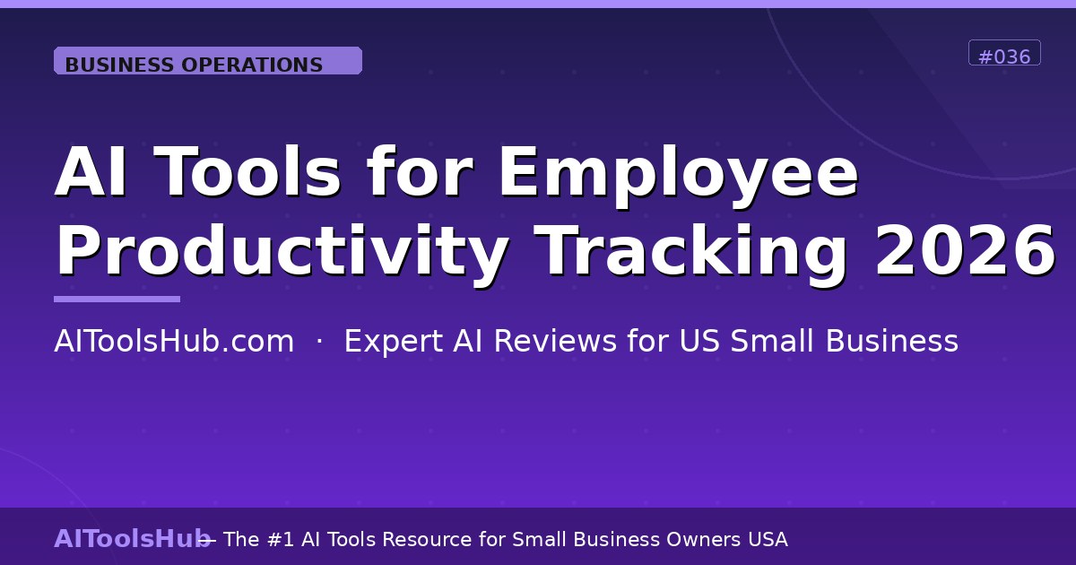 AI Tools for Employee Productivity Tracking (2026)