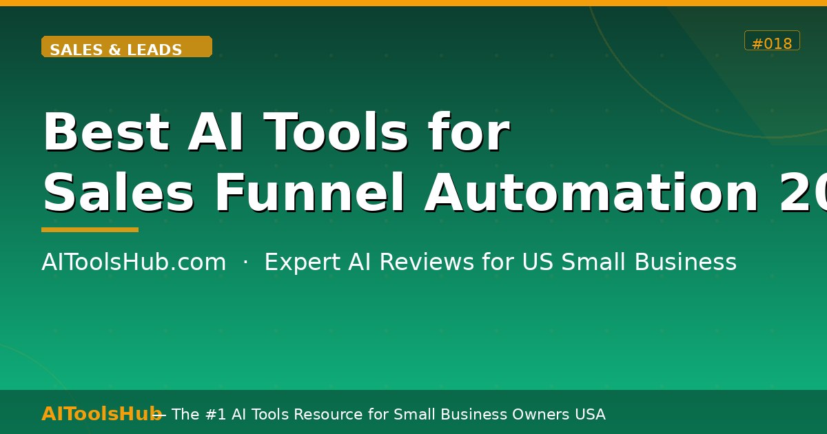 Best AI Tools for Sales Funnel Automation (2026)