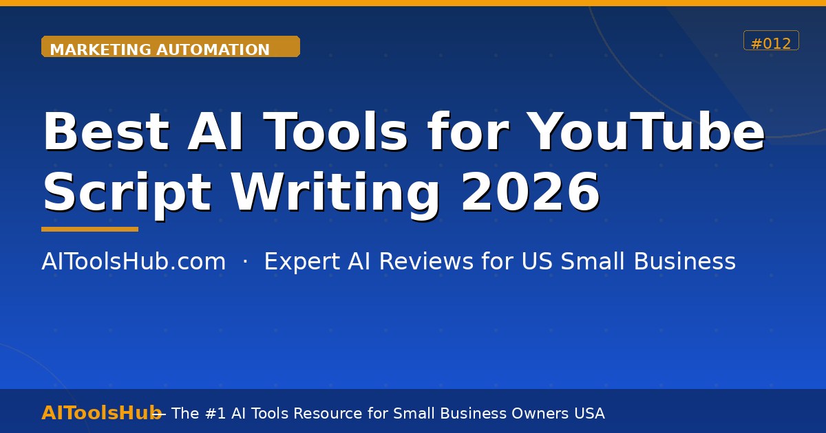 Best AI Tools for YouTube Script Writing (2026)