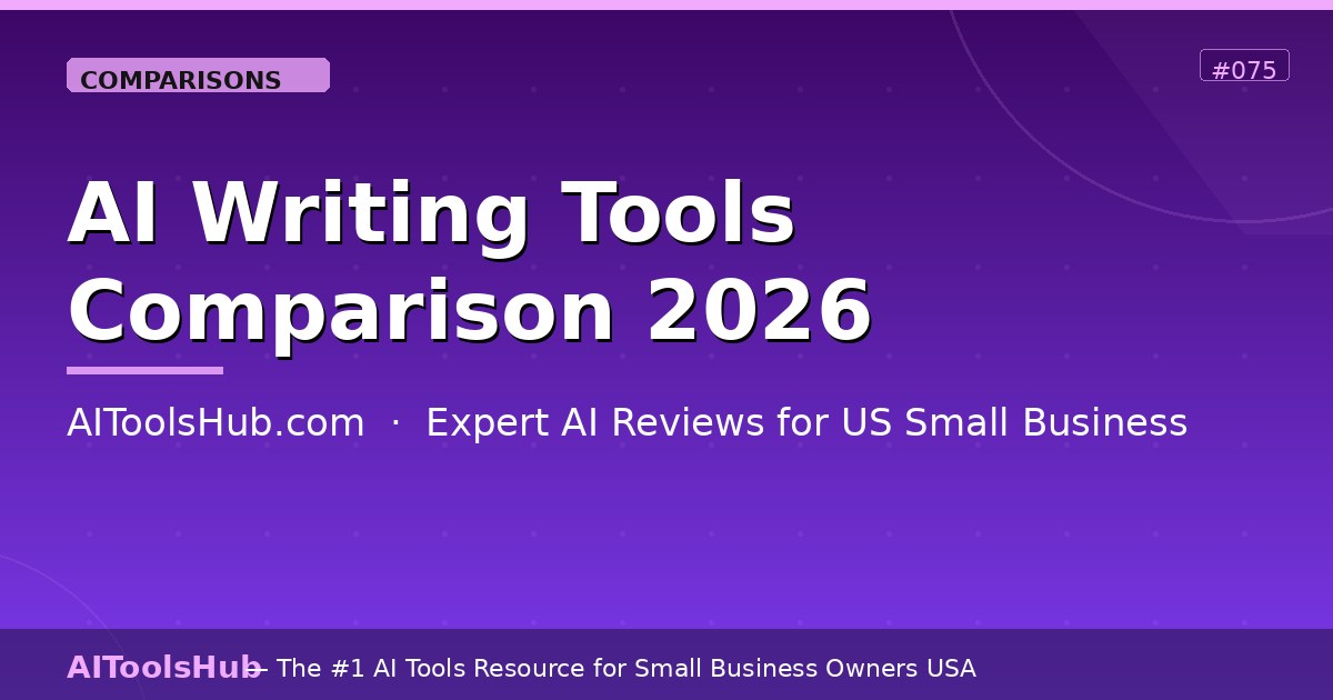 AI Writing Tools Comparison 2026 — Find the Best One
